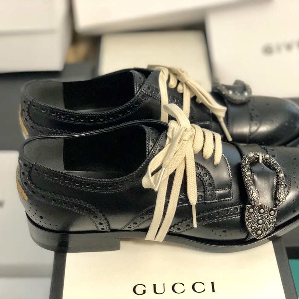 Gucci men's Queercore Brogue Shoes